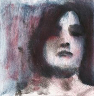 talbot_chris_self_portrait_monotype Monotype self portrait in black, blue, and magenta